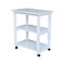 International Concepts Microwave Cart, White WC08-185 - alternate 1
